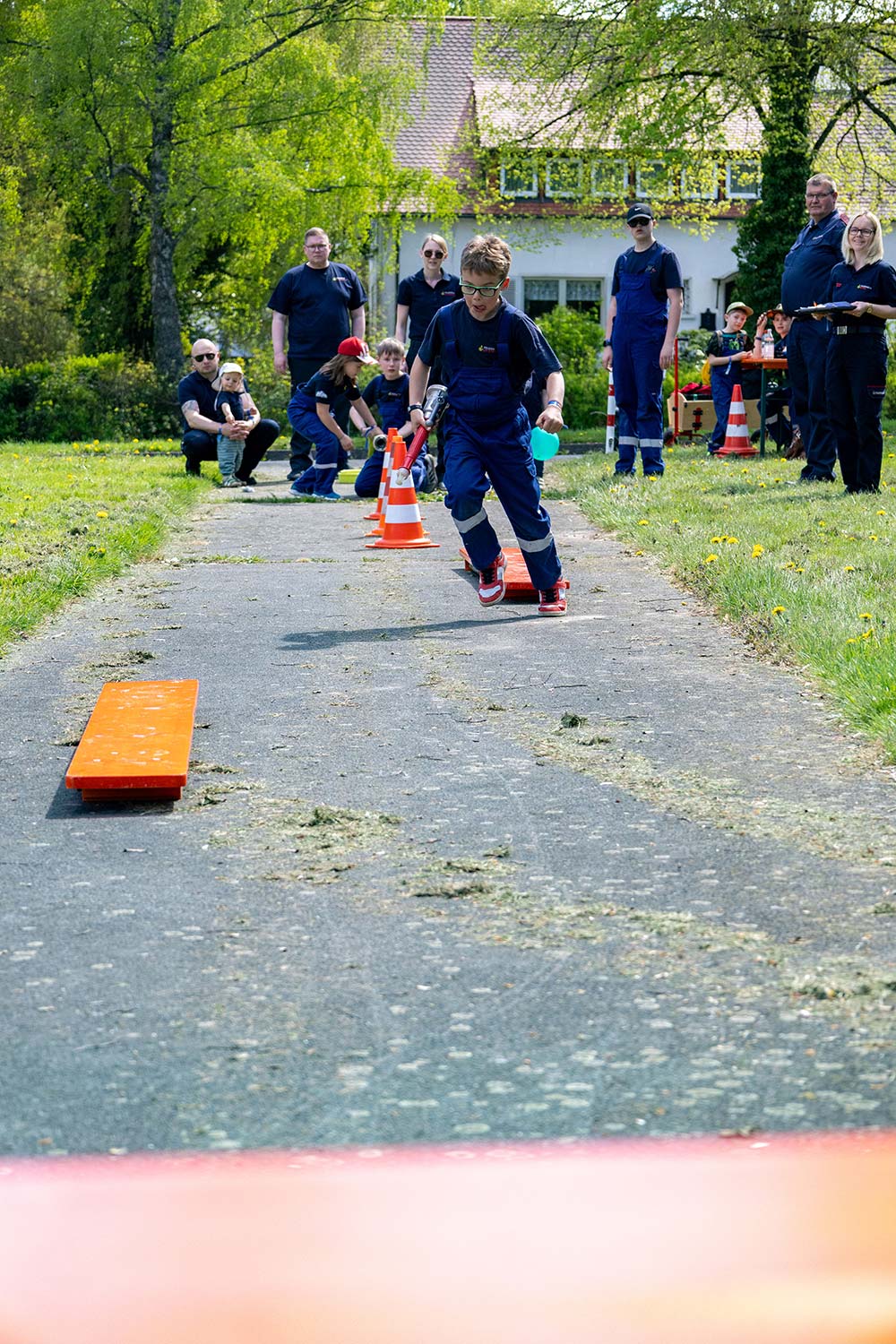 Die Spielstationen bei 50 Jahre Jugendfeuerwehr Neckar-Odenwald-Kreis