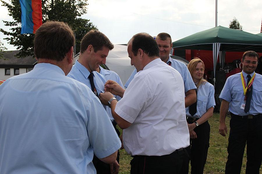 Ehrungen beim Zeltlager