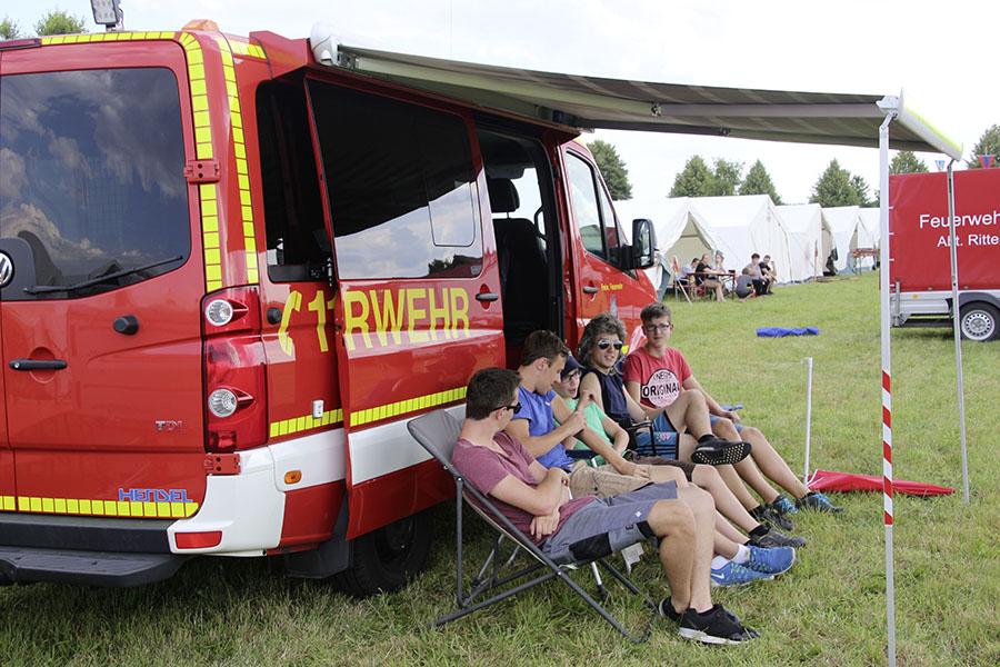 Zeltlager in Scheidental