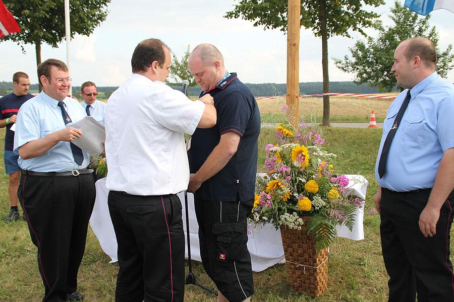 Ehrungen beim Zeltlager
