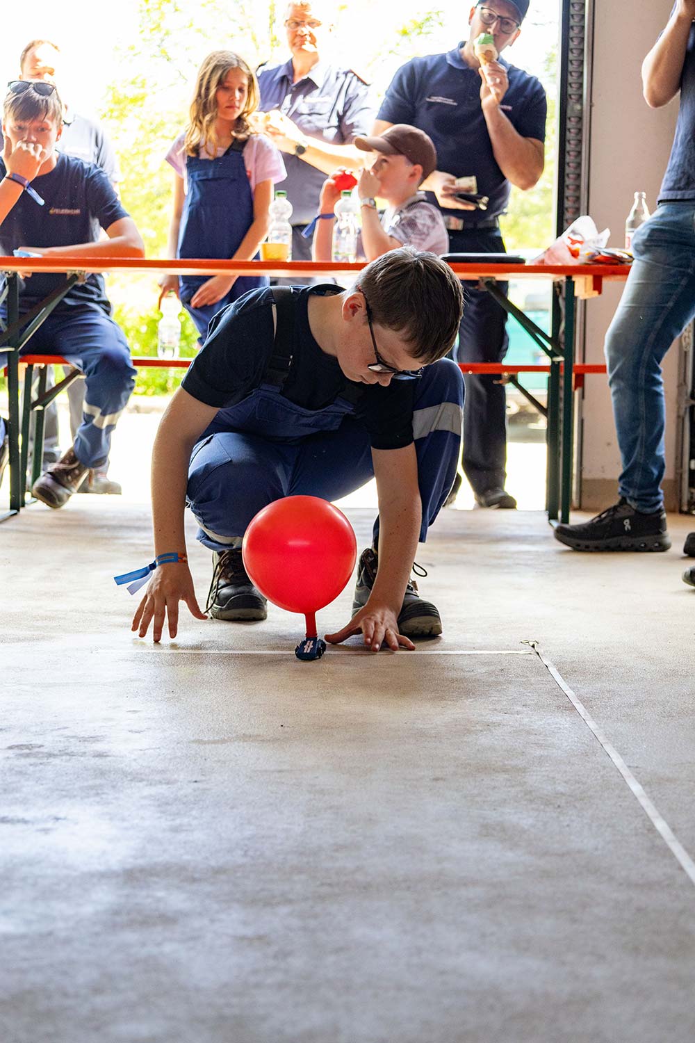 Die Spielstationen bei 50 Jahre Jugendfeuerwehr Neckar-Odenwald-Kreis
