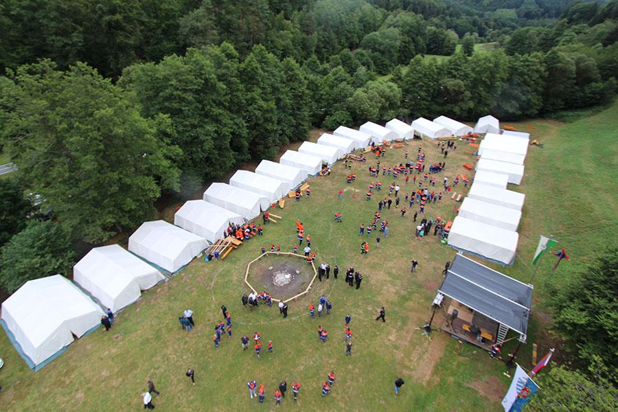 Zeltlager in Buchen