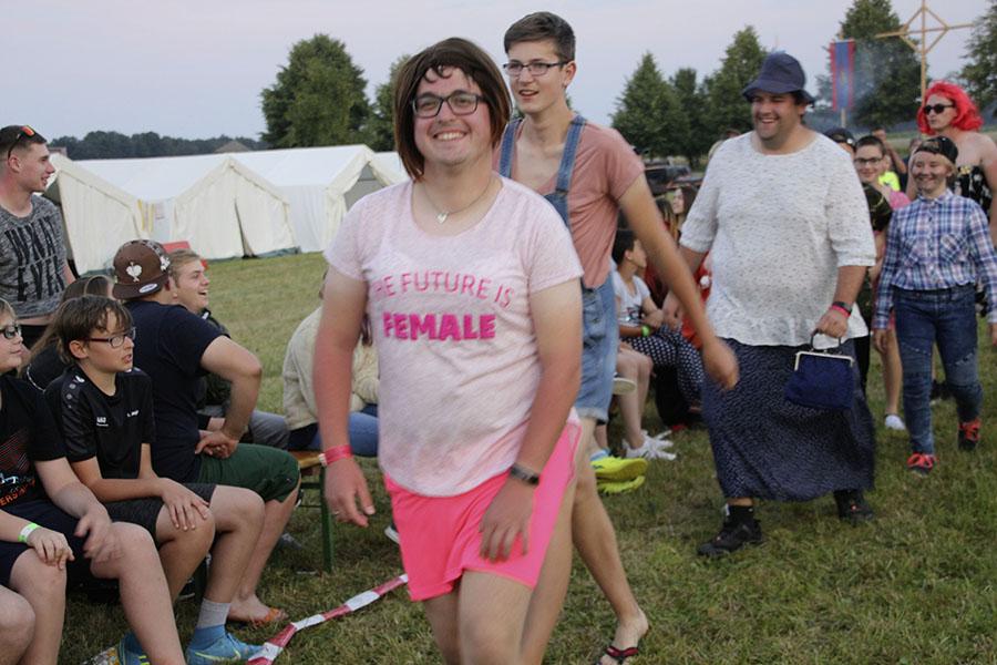 Zeltlager in Scheidental