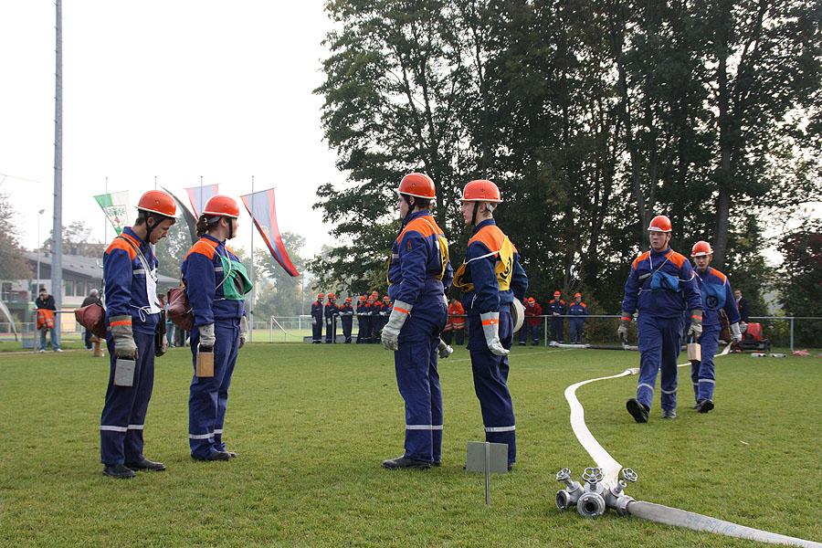 Löschangriff bei der Jugendleistungsspange in Buchen