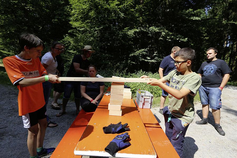 Zeltlager in Scheidental