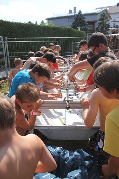 Zeltlager in Hettingen