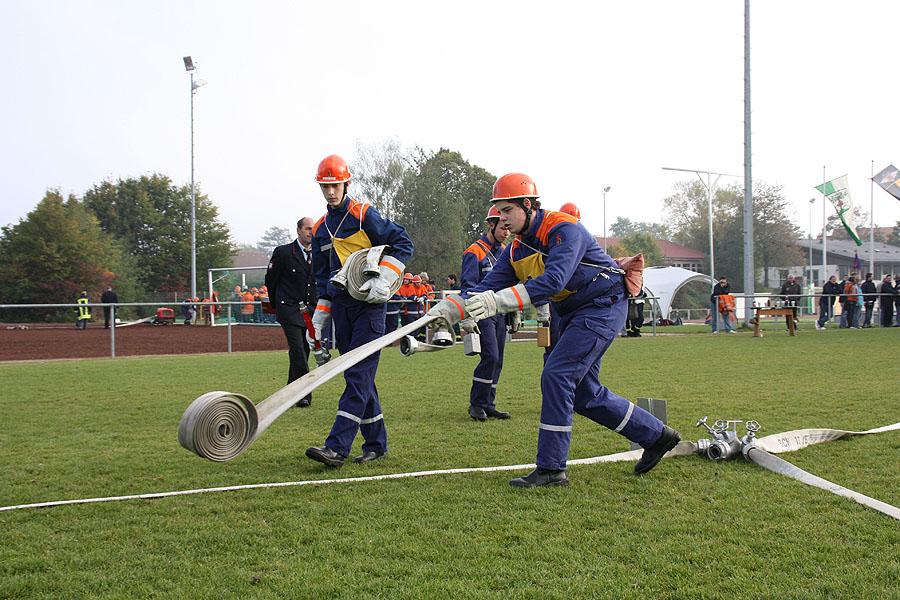 Löschangriff bei der Jugendleistungsspange in Buchen