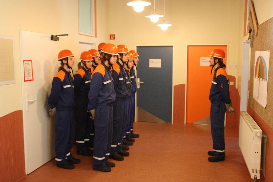 Fragenbeantwortung bei der Jugendleistungsspange in Buchen