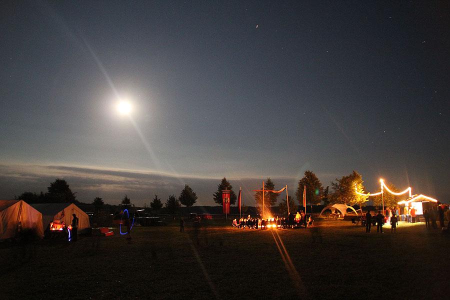 Zeltlager in Scheidental