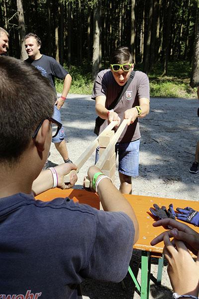Zeltlager in Scheidental