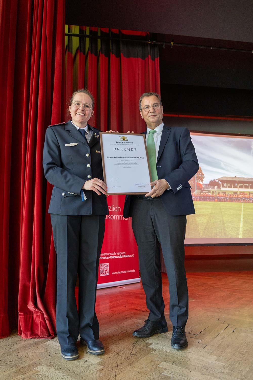 Impressionen vom Festakt zu 50 Jahre Jugendfeuerwehr Neckar-Odenwald-Kreis