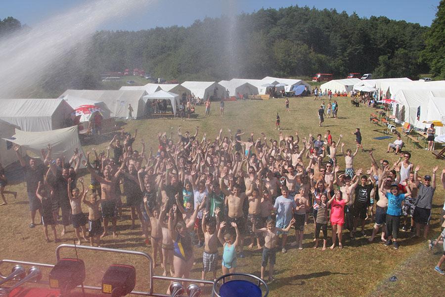 Zeltlager in Hettingen