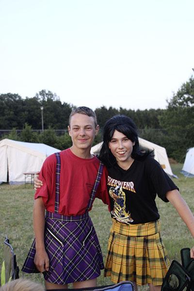 Zeltlager in Scheidental