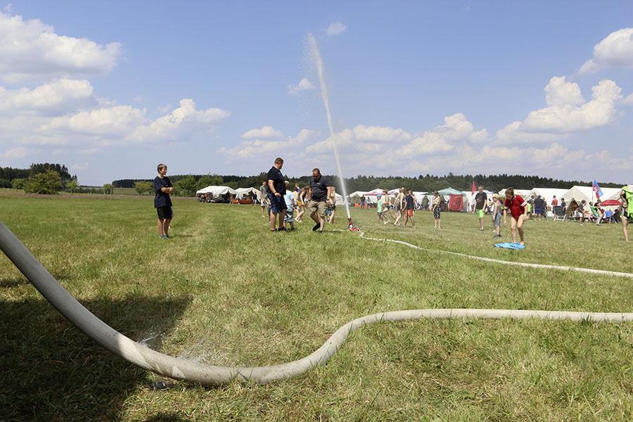 Zeltlager in Scheidental