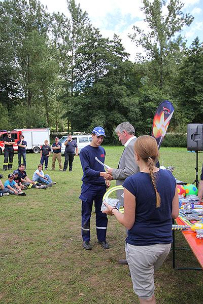Abbau und Siegerehrung