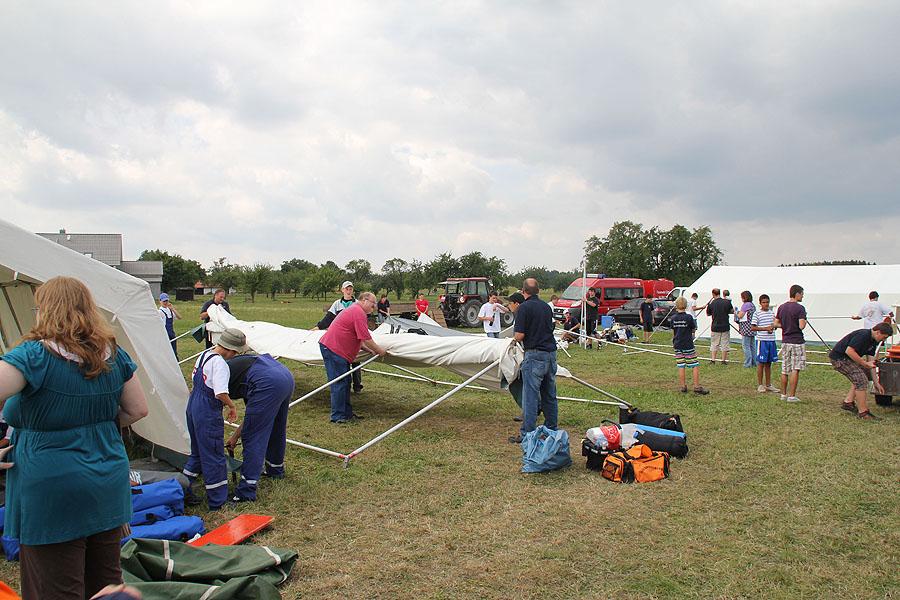 Zeltlager in Scheidental