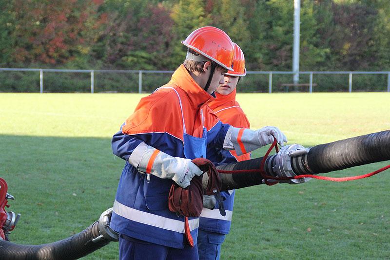 Löschangriff in Buchen