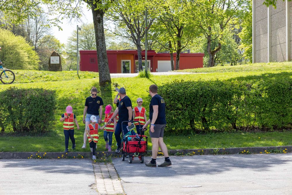 Die Spielstationen bei 50 Jahre Jugendfeuerwehr Neckar-Odenwald-Kreis