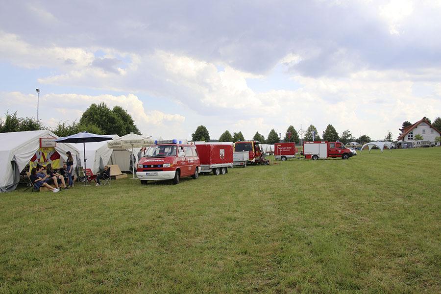 Zeltlager in Scheidental