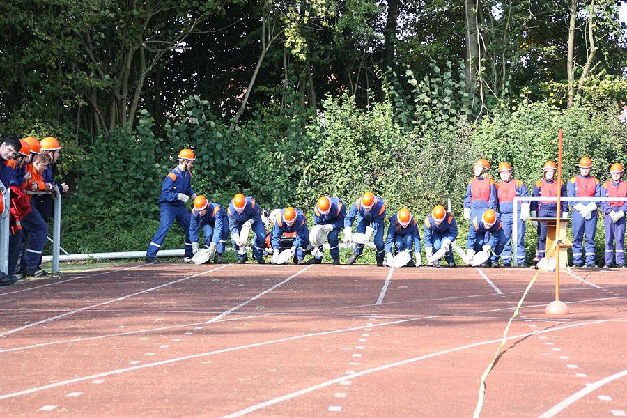Schnelligkeitsübung bei der Jugendleistungsspange in Buchen