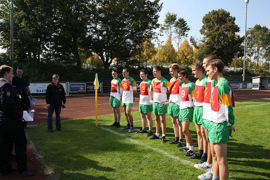Staffellauf bei der Jugendleistungsspange in Buchen