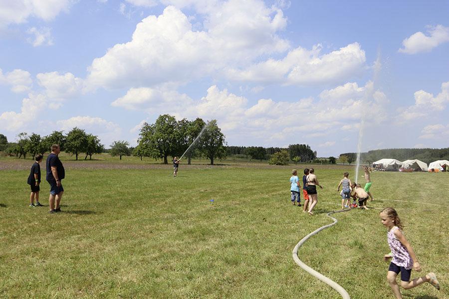 Zeltlager in Scheidental