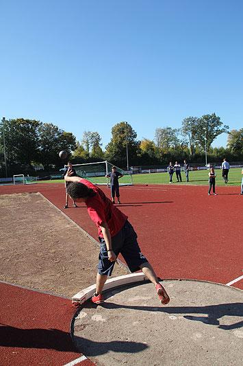 Kugelstoßen in Buchen