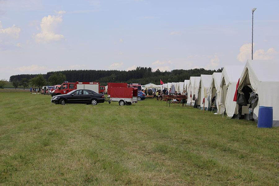 Zeltlager in Scheidental