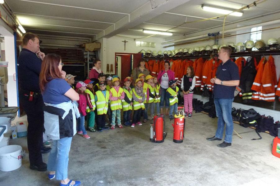 Brandschutzerziehung im Kindergarten