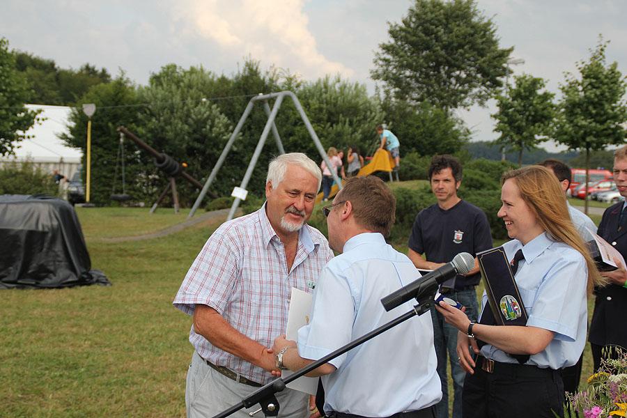 Ehrungen beim Zeltlager