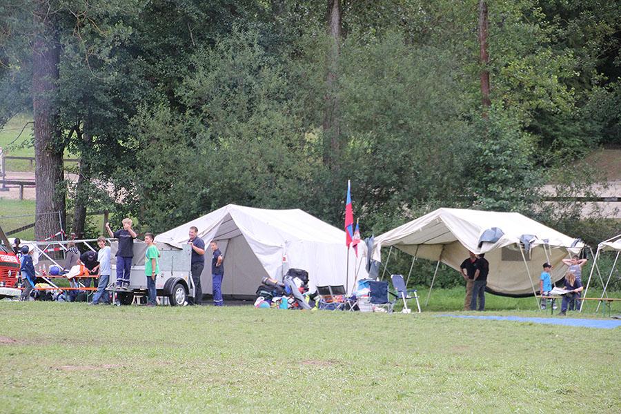 Abbau und Siegerehrung