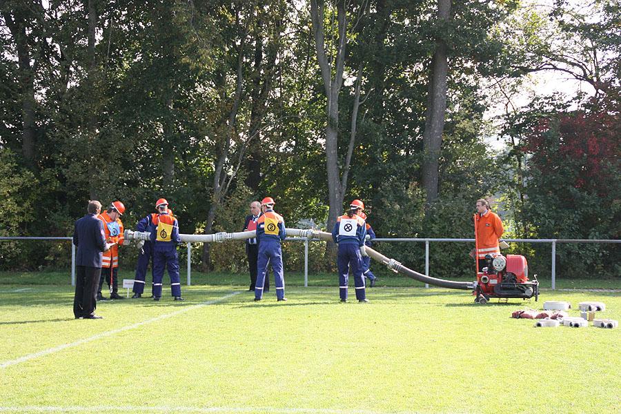 Löschangriff bei der Jugendleistungsspange in Buchen