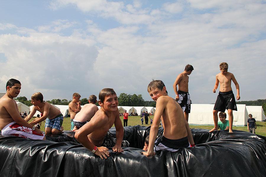 Zeltlager in Scheidental