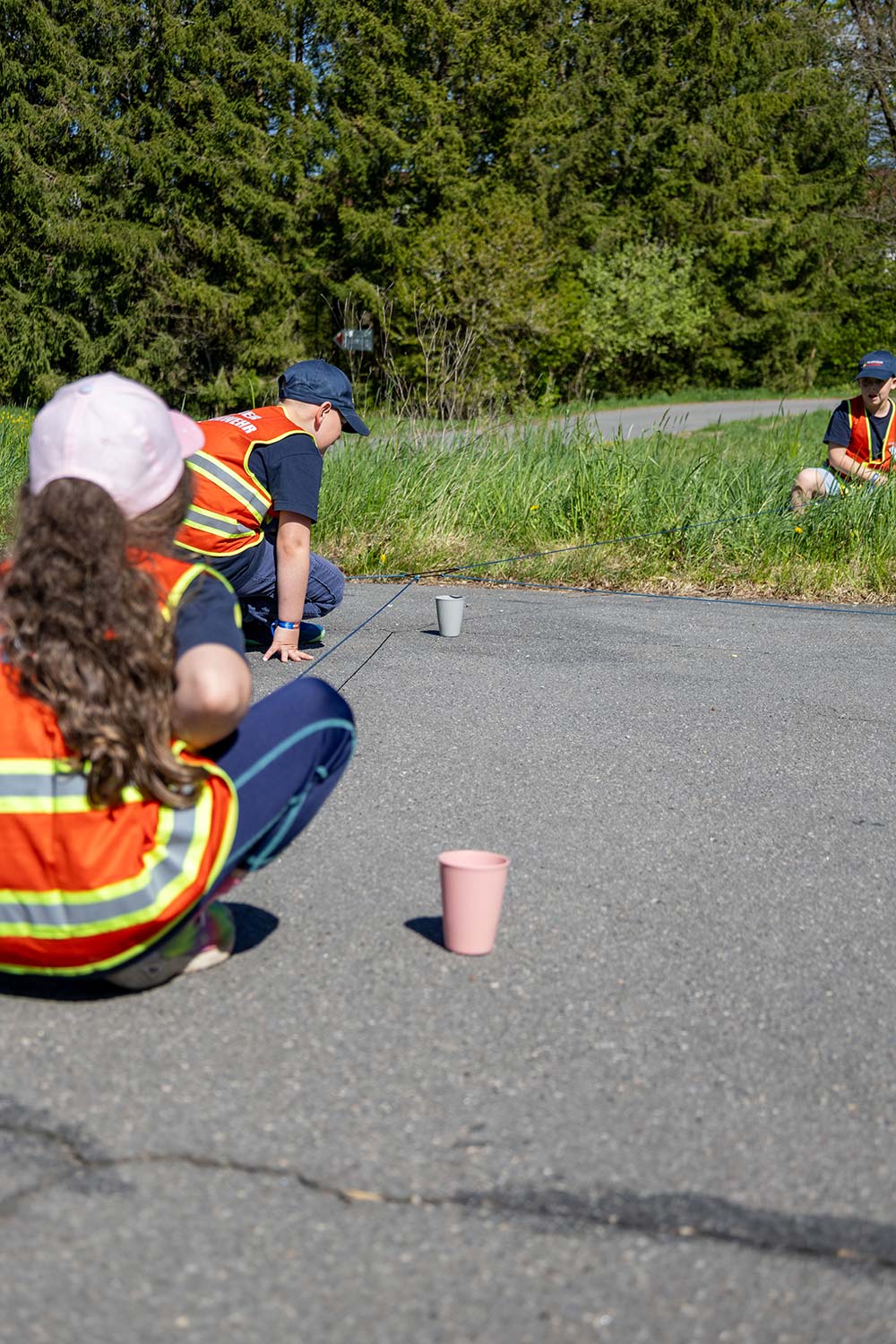 Die Spielstationen bei 50 Jahre Jugendfeuerwehr Neckar-Odenwald-Kreis