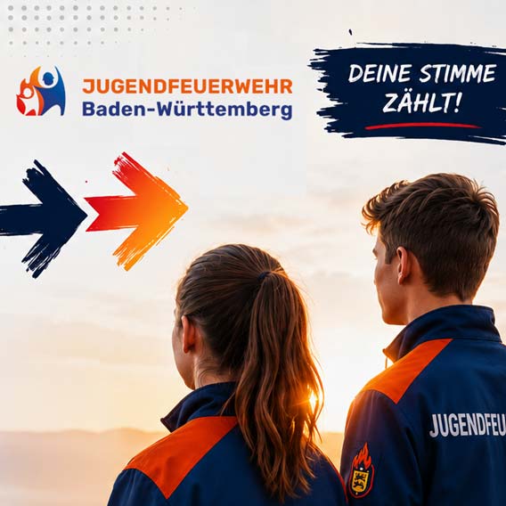 KI-generiertes Symbolbild zur Umfrage der Jugendfeuerwehr Baden-Württemberg