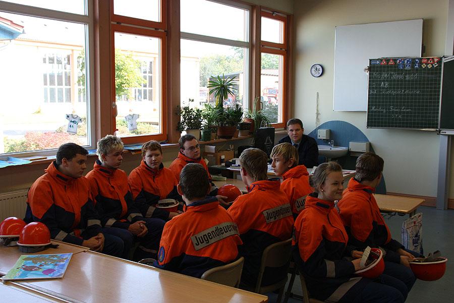 Fragenbeantwortung bei der Jugendleistungsspange in Buchen