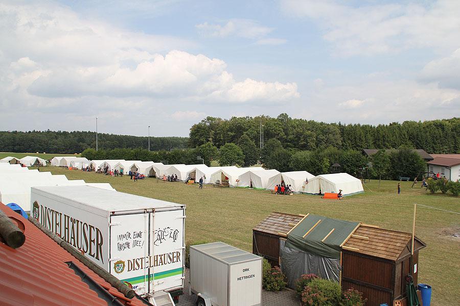 Zeltlager in Scheidental