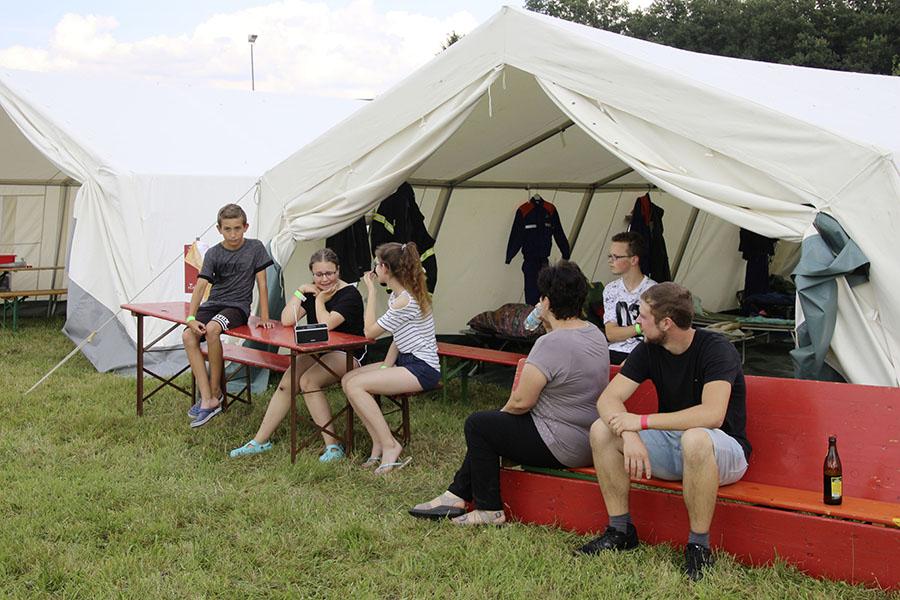 Zeltlager in Scheidental