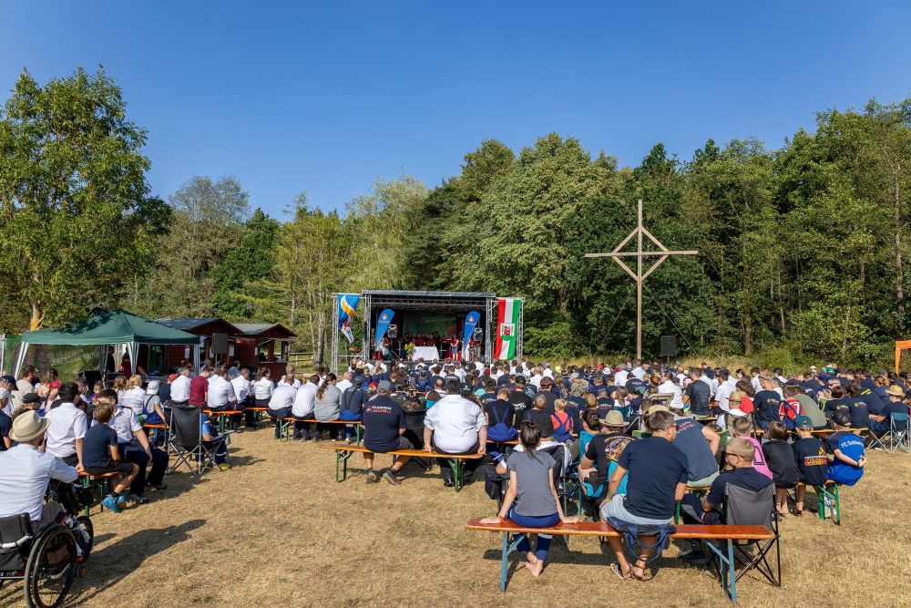 Impression vom Zeltlager in Glashofen am Samstag