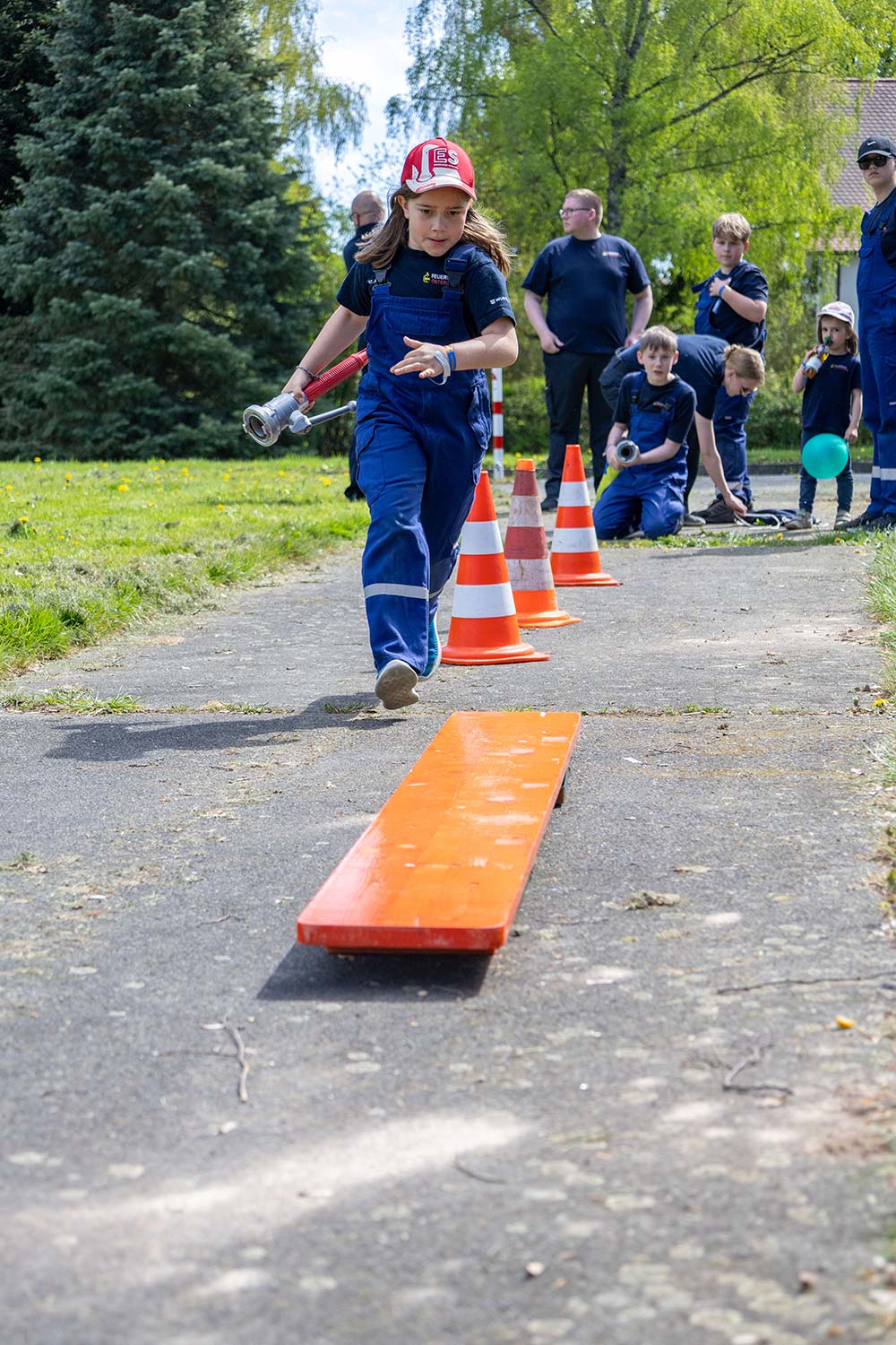 Die Spielstationen bei 50 Jahre Jugendfeuerwehr Neckar-Odenwald-Kreis