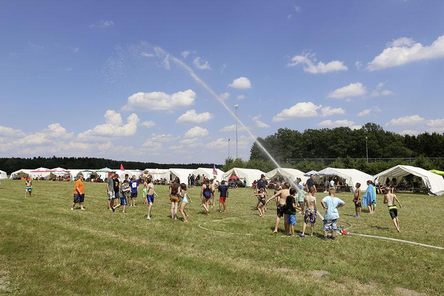 Zeltlager in Scheidental