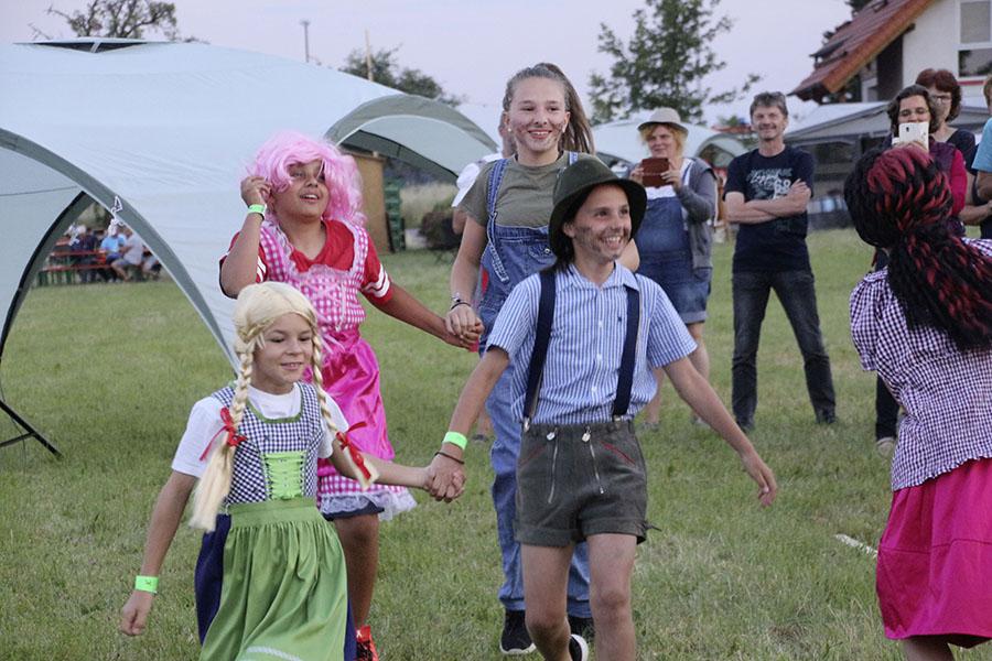 Zeltlager in Scheidental