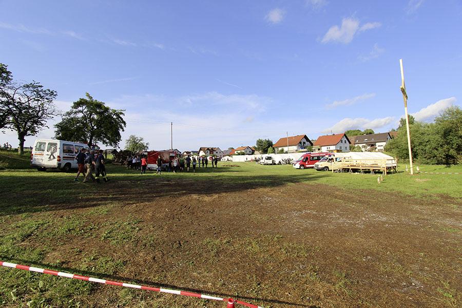 Aufbau in Laudenberg