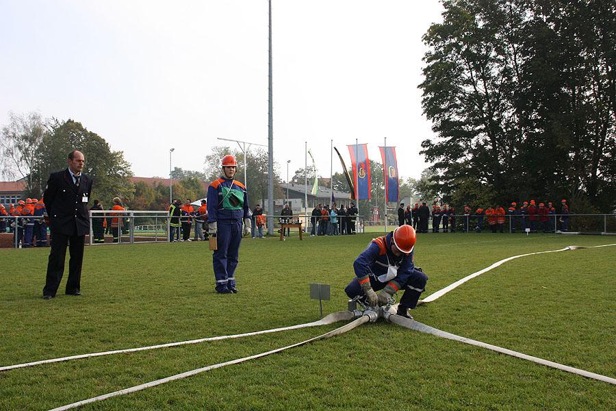 Löschangriff bei der Jugendleistungsspange in Buchen