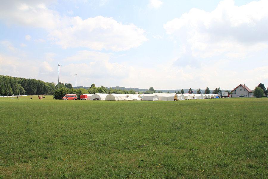 Zeltlager in Scheidental