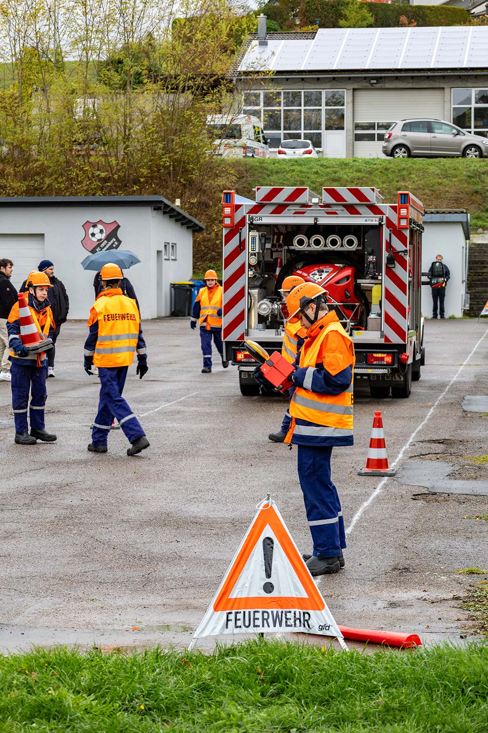 Eindrücke von der Abnahme der Jugendflamme Stufe 2 in Schweinberg