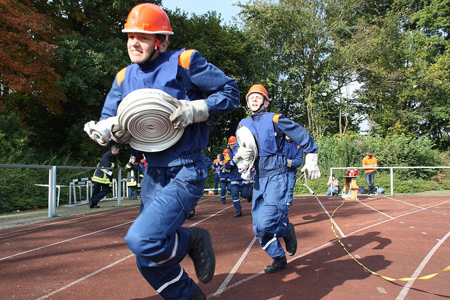 Schnelligkeitsübung bei der Jugendleistungsspange in Buchen