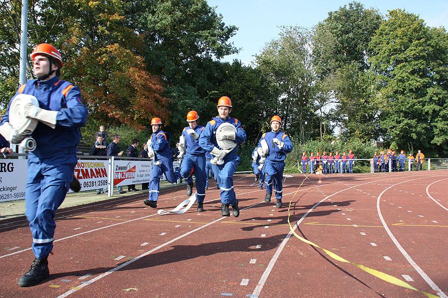 Schnelligkeitsübung bei der Jugendleistungsspange in Buchen