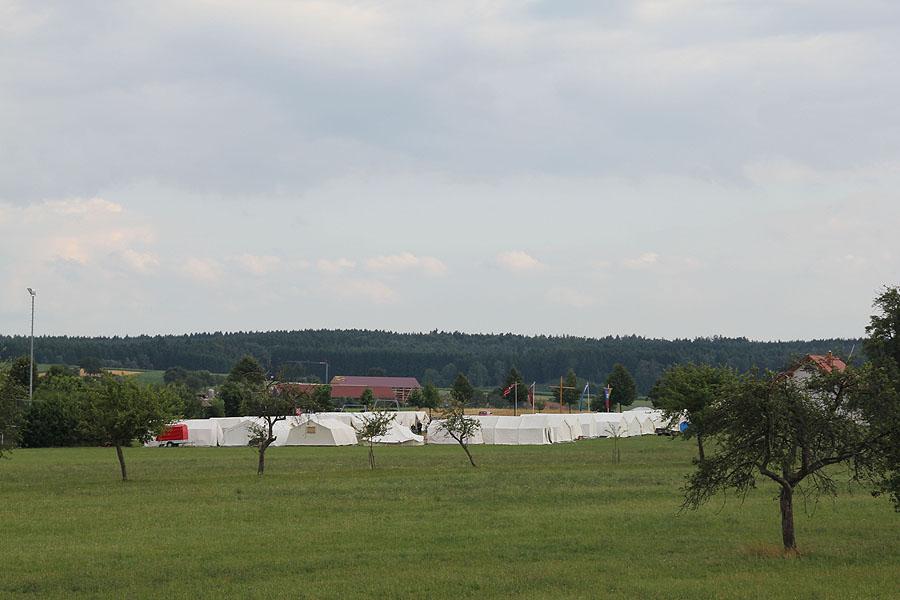 Zeltlager in Scheidental