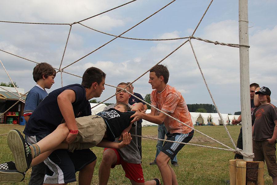 Zeltlager in Scheidental